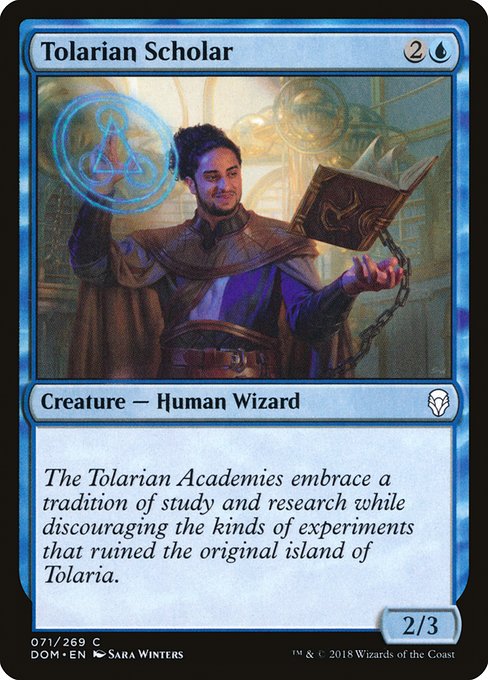 Tolarian Scholar - Dominaria #71
