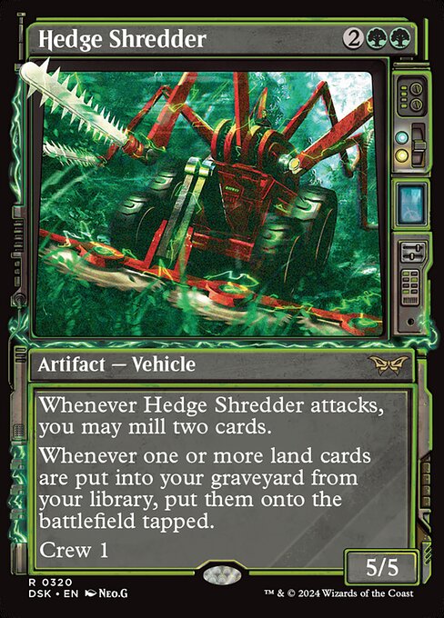 Hedge Shredder (Showcase) - Duskmourn: House of Horror #320