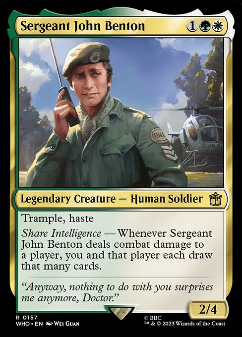 Sergeant John Benton - Doctor Who #157