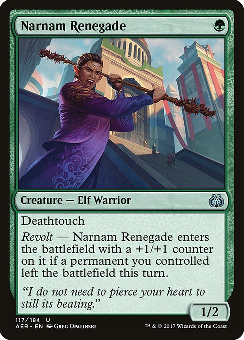 Narnam Renegade - Aether Revolt #117