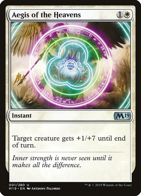 Aegis of the Heavens - Core Set 2019 #1