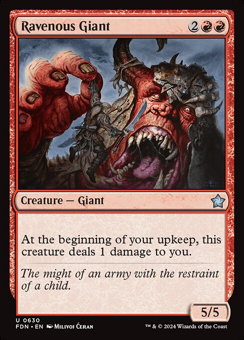 Ravenous Giant - Foundations #630