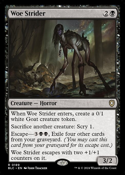 Woe Strider - Bloomburrow Commander #189