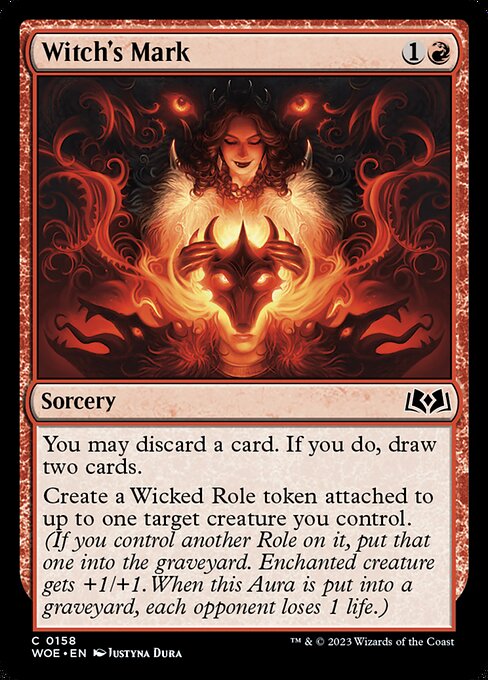 Witch's Mark - Wilds of Eldraine #158