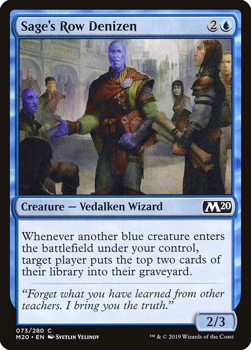 Sage's Row Denizen - Core Set 2020 #73