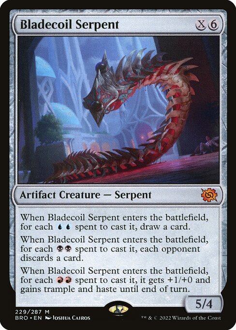 Bladecoil Serpent - The Brothers' War #229