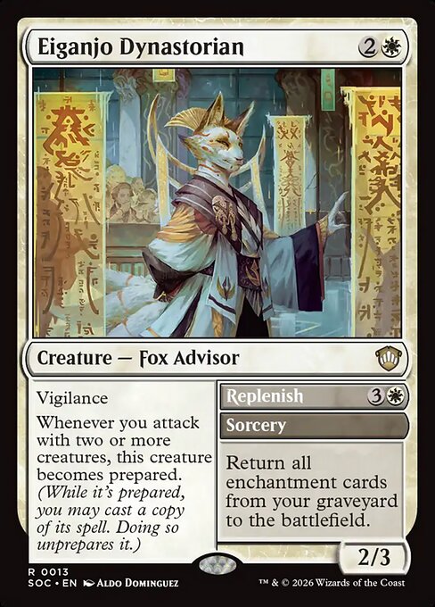 Eiganjo Dynastorian - Secrets of Strixhaven Commander #13