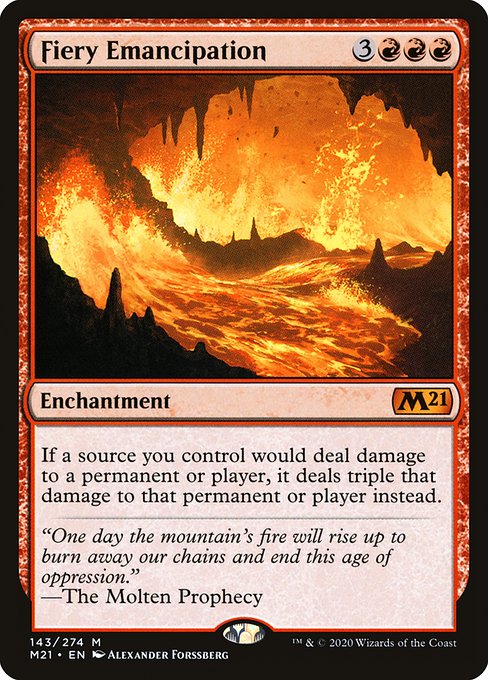 Fiery Emancipation - Core Set 2021 #143