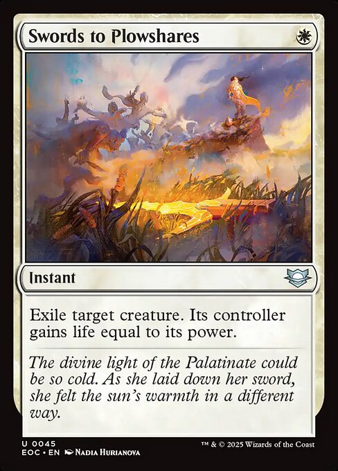 Swords to Plowshares - Edge of Eternities Commander #45