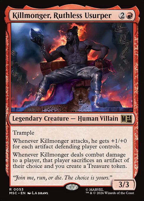 Killmonger, Ruthless Usurper - Marvel Super Heroes Commander #53