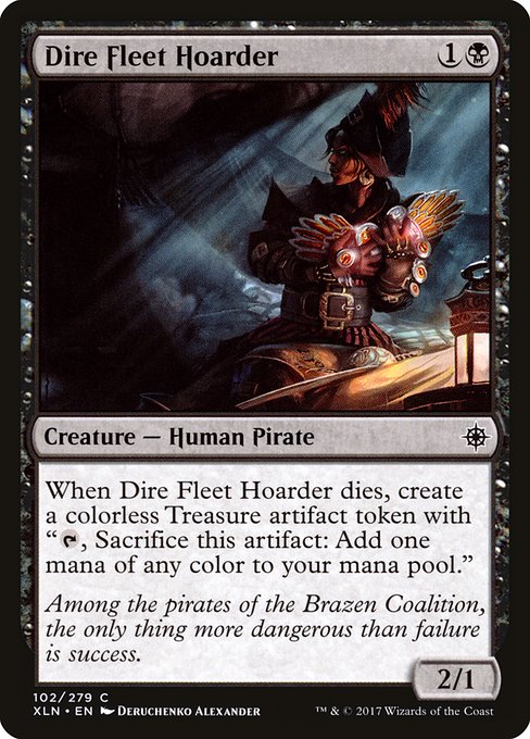 Dire Fleet Hoarder - Ixalan #102