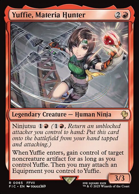 Yuffie, Materia Hunter - Final Fantasy Commander #65