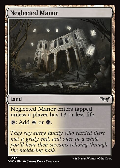 Neglected Manor - Duskmourn: House of Horror #264