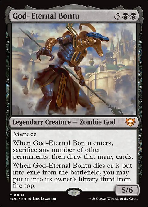 God-Eternal Bontu - Edge of Eternities Commander #83