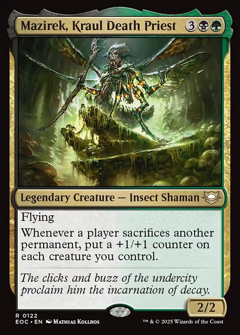 Mazirek, Kraul Death Priest - Edge of Eternities Commander #122