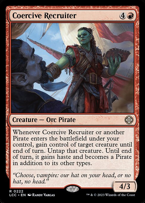 Coercive Recruiter - The Lost Caverns of Ixalan Commander #222