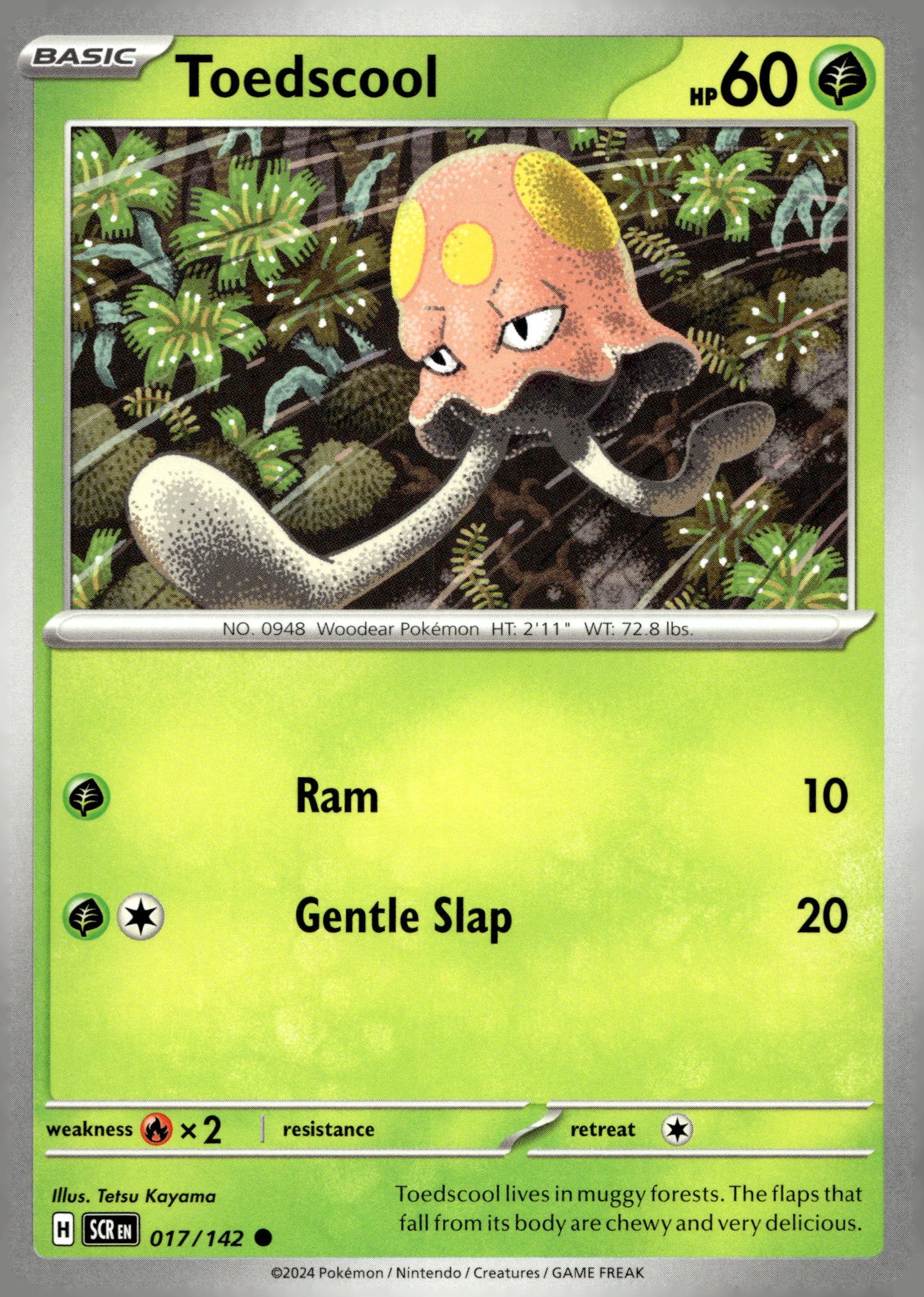 Toedscool - SV07: Stellar Crown: 017 - Near Mint - Common - English