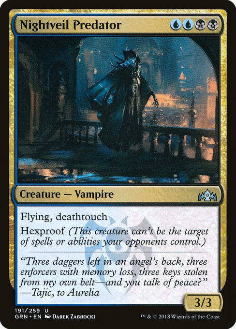 Nightveil Predator - Guilds of Ravnica #191