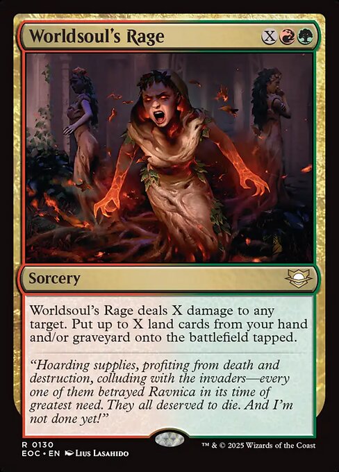 Worldsoul's Rage - Edge of Eternities Commander #130