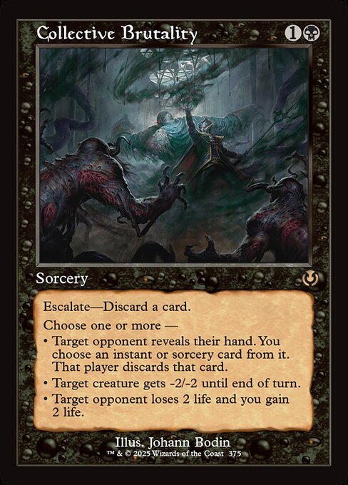 Collective Brutality (Retro Frame) - Innistrad Remastered #375