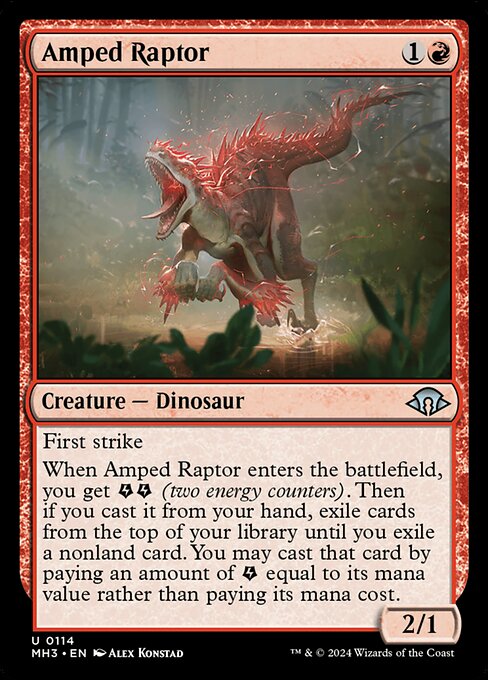 Amped Raptor - Modern Horizons 3: - 114 - Near Mint