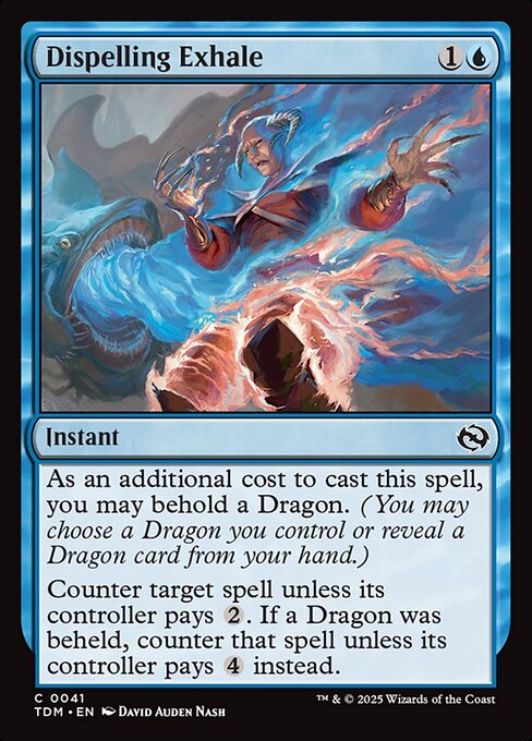 Dispelling Exhale - Tarkir: Dragonstorm: - 41 - Near Mint Foil