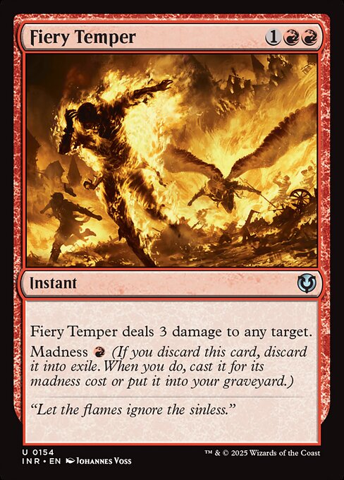 Fiery Temper - Innistrad Remastered #154