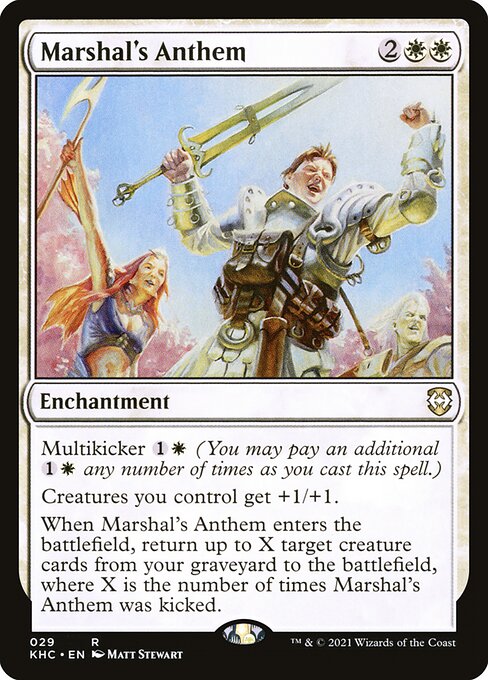 Marshal's Anthem - Kaldheim Commander #29
