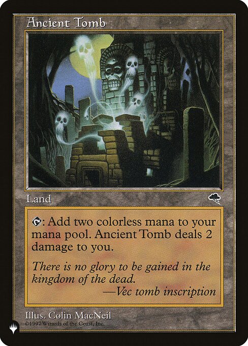 Ancient Tomb - The List #TMP-315