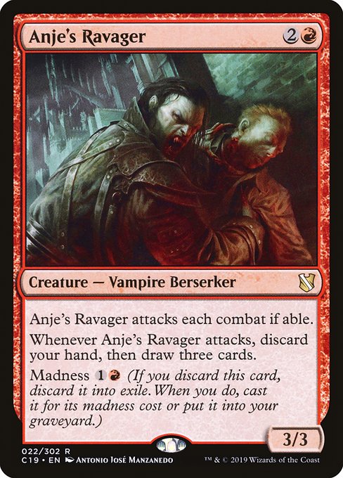 Anje's Ravager - Commander 2019 #22