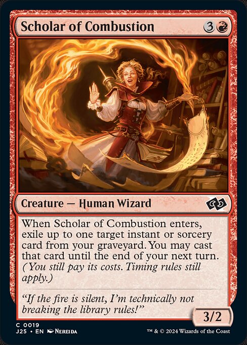 Scholar of Combustion - Foundations Jumpstart #19