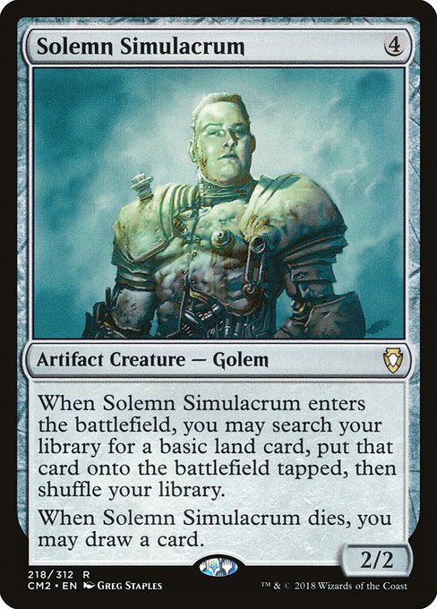 Solemn Simulacrum (218) - Commander Anthology Volume II #218