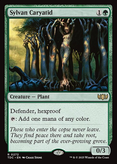 Sylvan Caryatid - Tarkir: Dragonstorm Commander #272