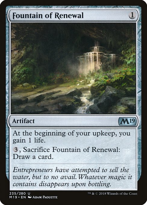 Fountain of Renewal - Core Set 2019 #235