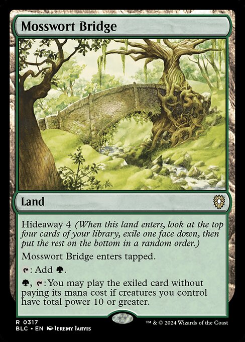 Mosswort Bridge - Bloomburrow Commander #317