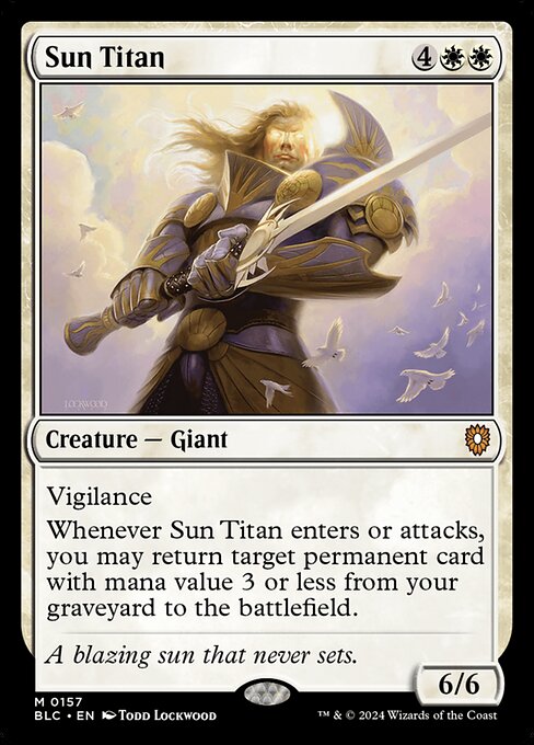 Sun Titan - Bloomburrow Commander #157