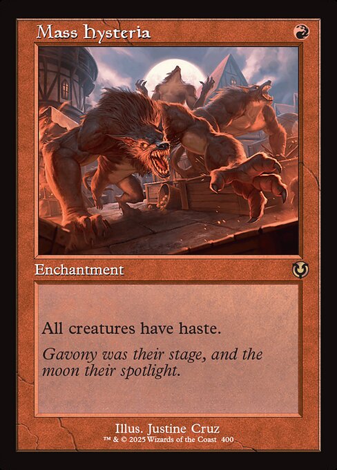 Mass Hysteria (Retro Frame) - Innistrad Remastered #400