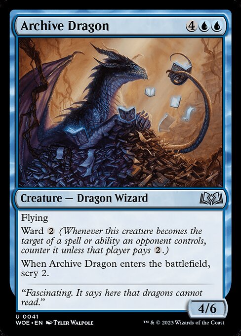 Archive Dragon - Wilds of Eldraine #41