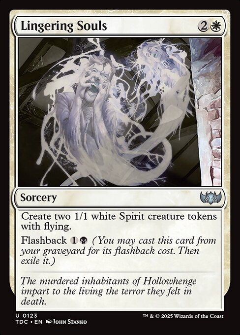 Lingering Souls - Tarkir: Dragonstorm Commander #123