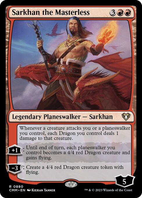 Sarkhan the Masterless - Commander Masters #880