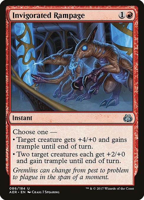 Invigorated Rampage - Aether Revolt #86