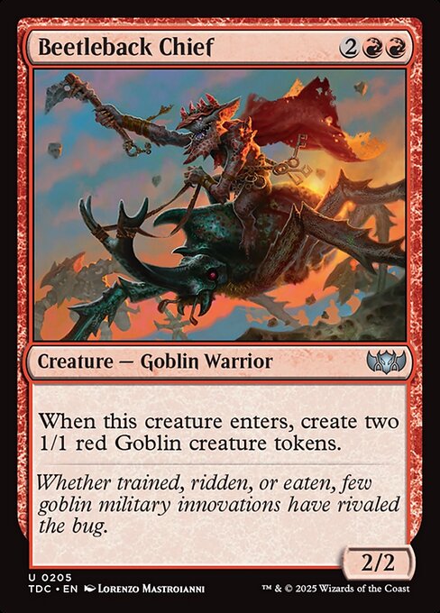 Beetleback Chief - Tarkir: Dragonstorm Commander #205