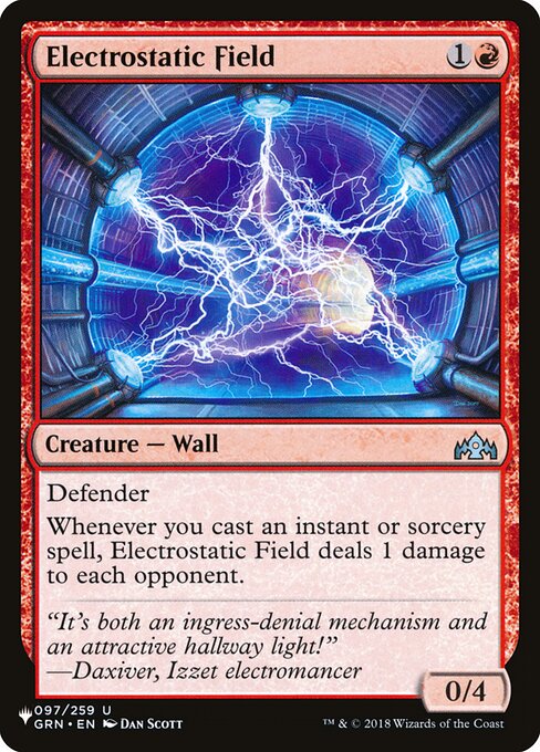 Electrostatic Field - The List #GRN-97