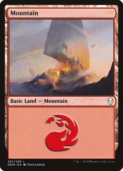 Mountain (263) - Dominaria #263