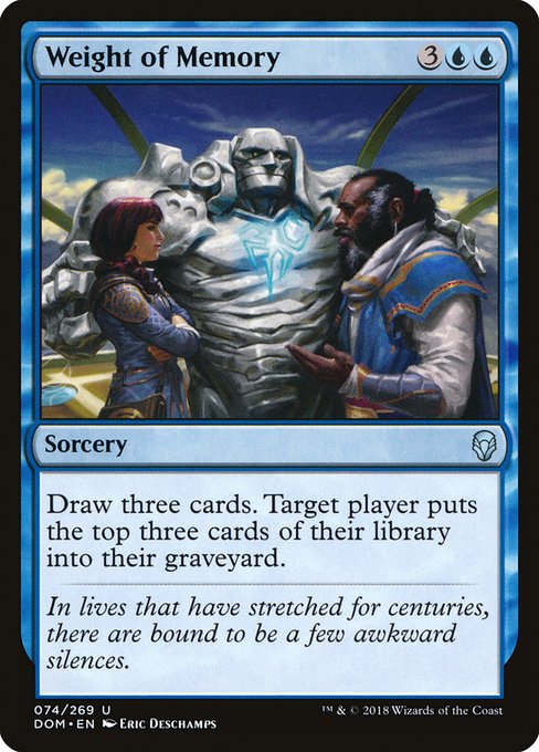 Weight of Memory - Dominaria #74