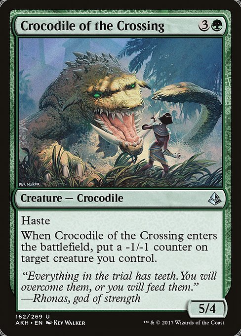 Crocodile of the Crossing - Amonkhet #162
