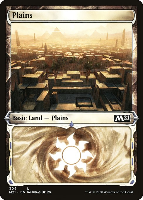 Plains (Showcase) - Core Set 2021 #309