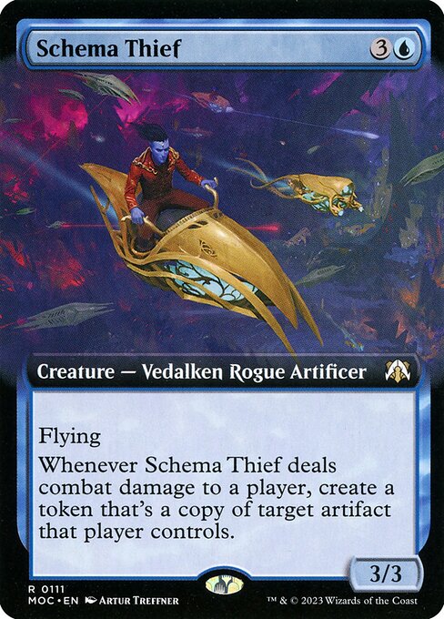 Schema Thief (Extended Art) - March of the Machine Commander #111