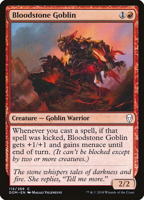 Bloodstone Goblin - Dominaria: - 115 - Near Mint