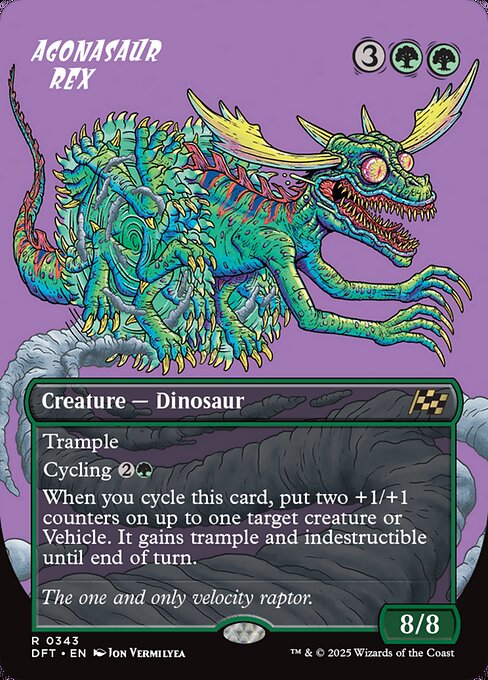 Agonasaur Rex (Borderless) - Aetherdrift #343